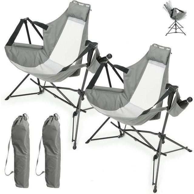 Hanging chairs for our tailgates!