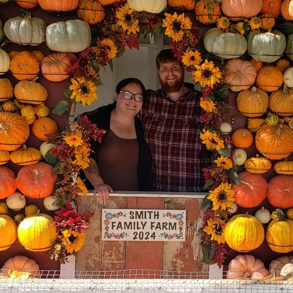 Pumpkin Picking at Smith Family Farm, October 2024! Our first Halloween
