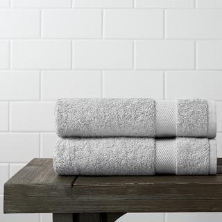 Plush Organic Hand Towel, Set of 2