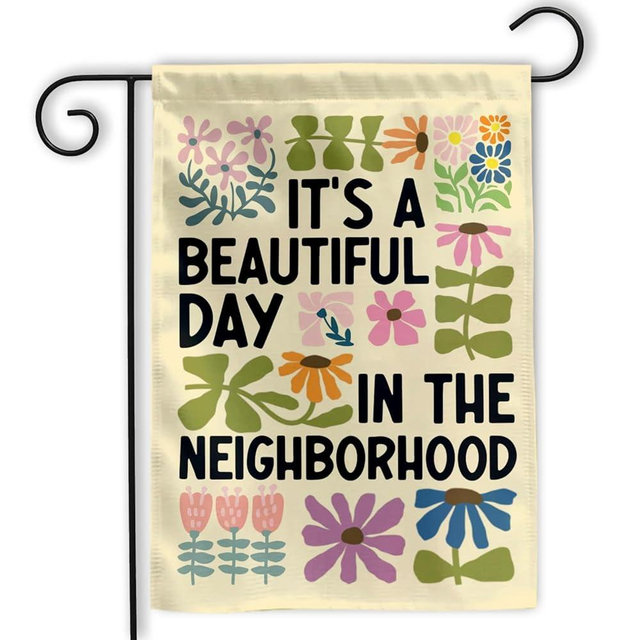 MAIANEY [12"x18"] It’s a Beautiful Day in the Garden Flag – Happy Outdoor Yard Banner, Double-Sided Garden Flag for Spring & Summer Decor, Double Sided, Seasonal Decoration, Farmhouse
