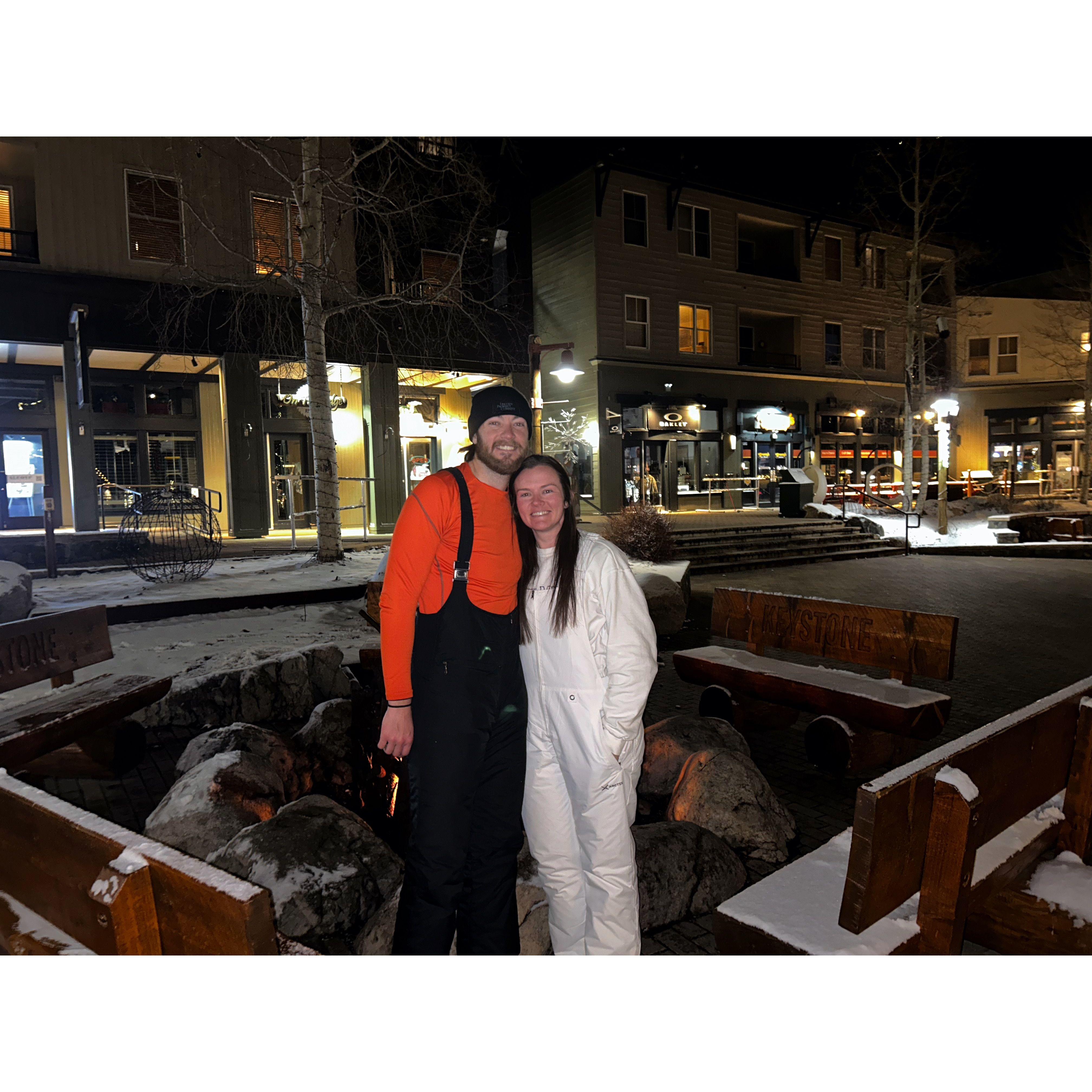 The night before the proposal!