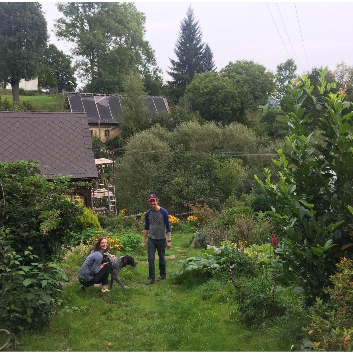 Staying at a cottage in The Bohemian Switzerland National Park in Czech Republic, 2017.