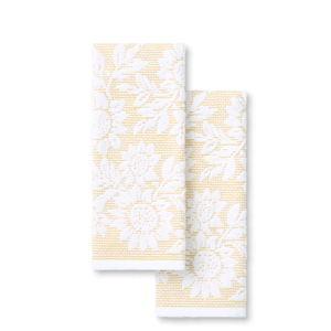 Woodland Harvest Jacquard Sunflowers Kitchen Towel 2-Pack Set