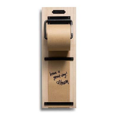 Rettel Note Roller Kraft Paper Note Roller Kraft Paper Dispenser Cute Wall Decor - 1 Kraft Paper Roll Included