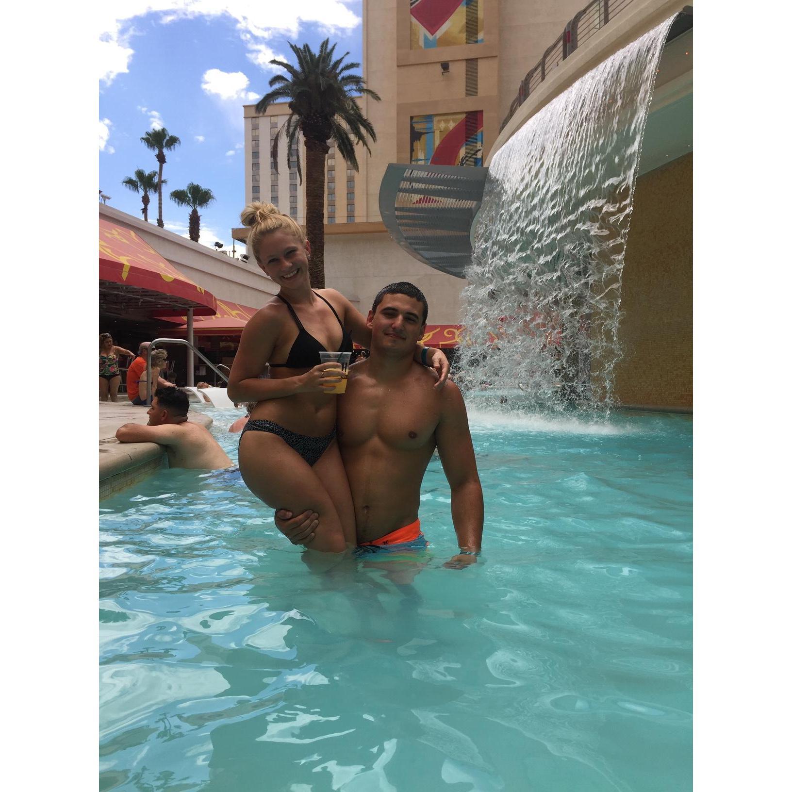 Colton's first trip to Vegas!