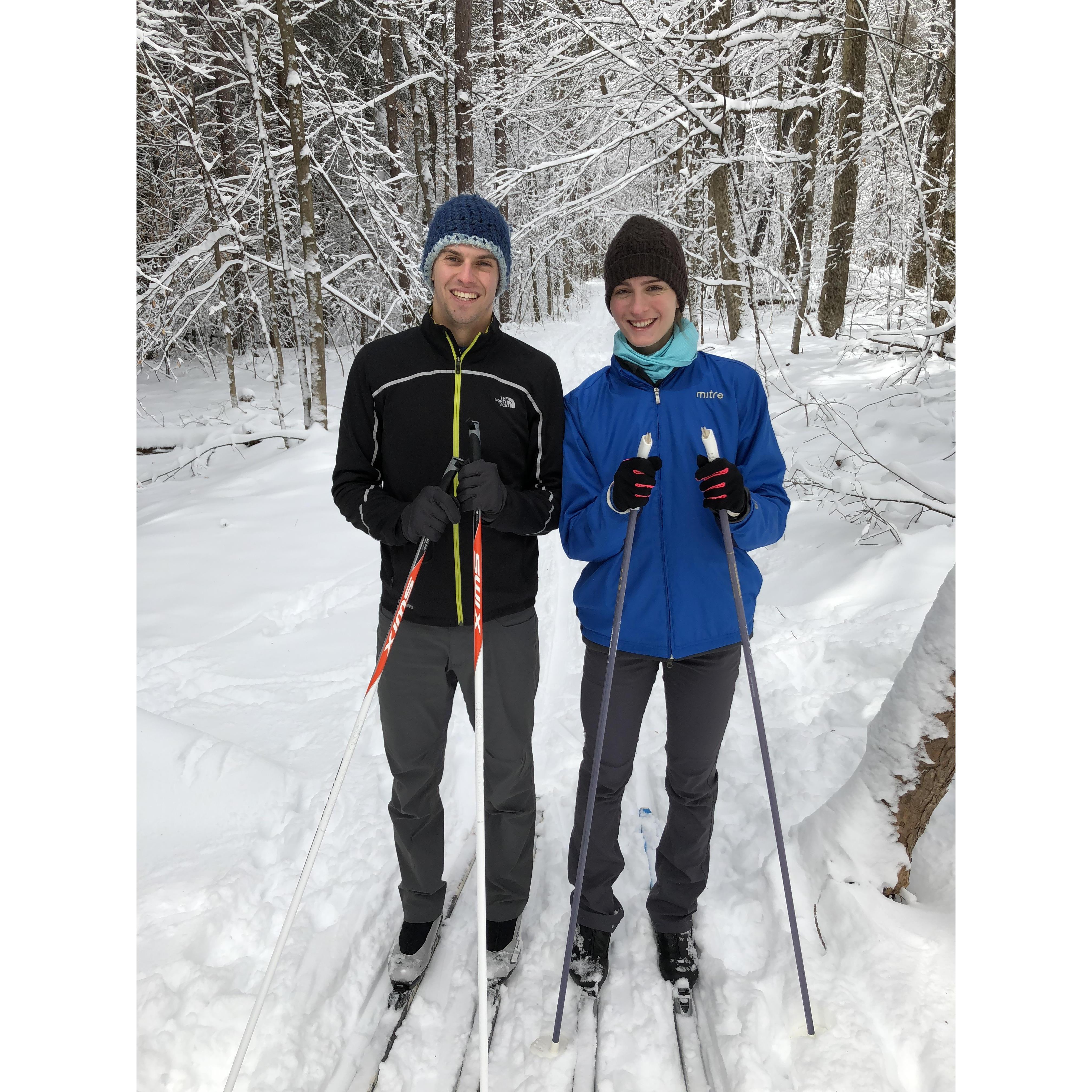 Cross Country Skiing, Bear Swamp State Forest, NY