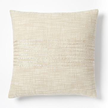 Texture Stitched Pillow Cover - Flax