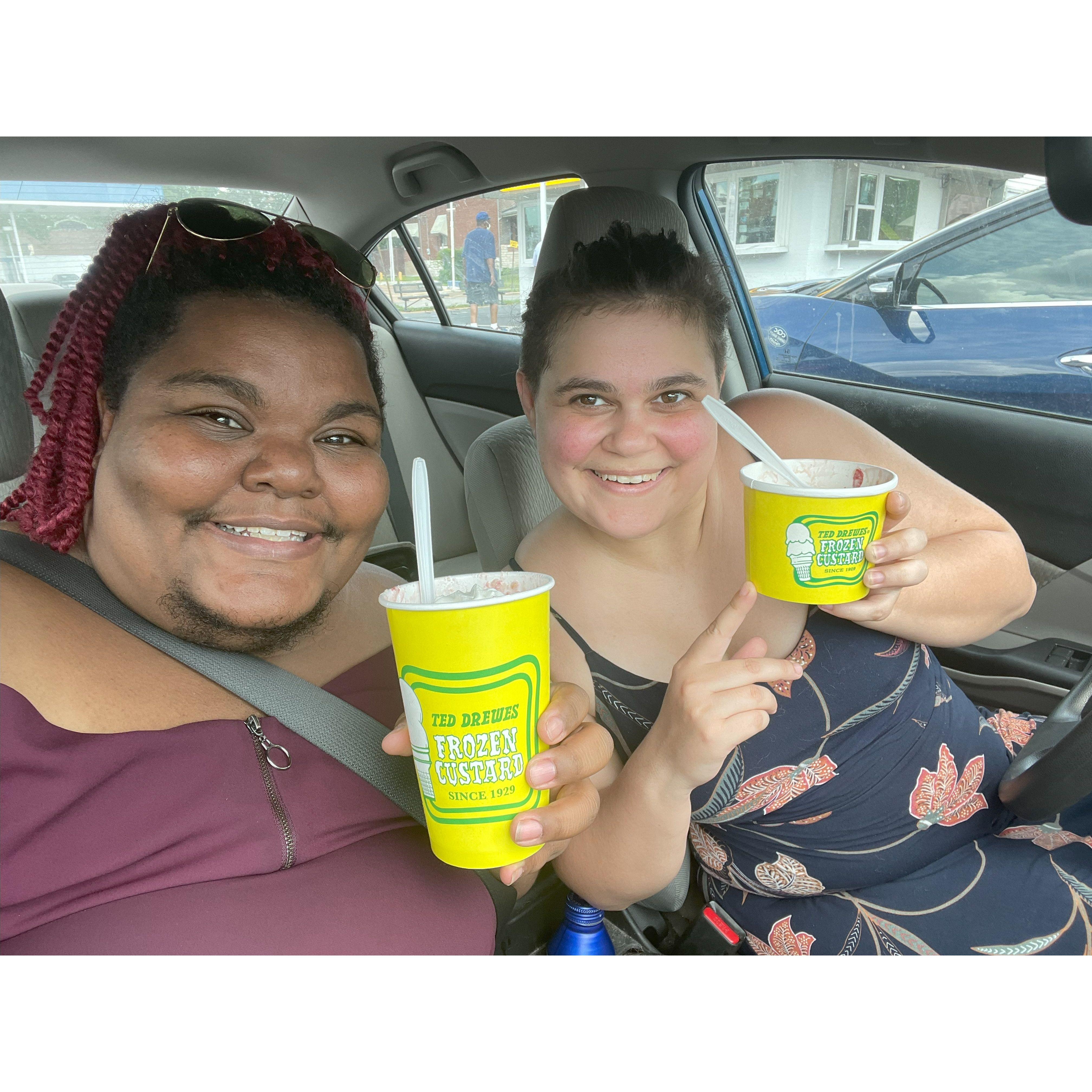 Ted Drew's is the best ice cream in St. Louis.