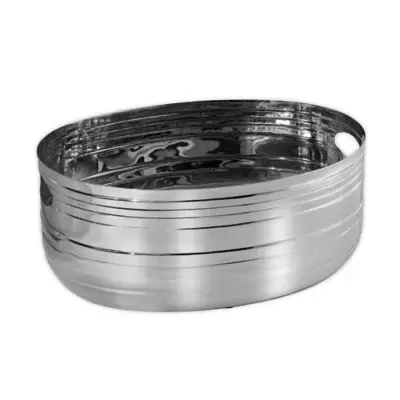 Pinstripe Stainless Steel Bar Tub