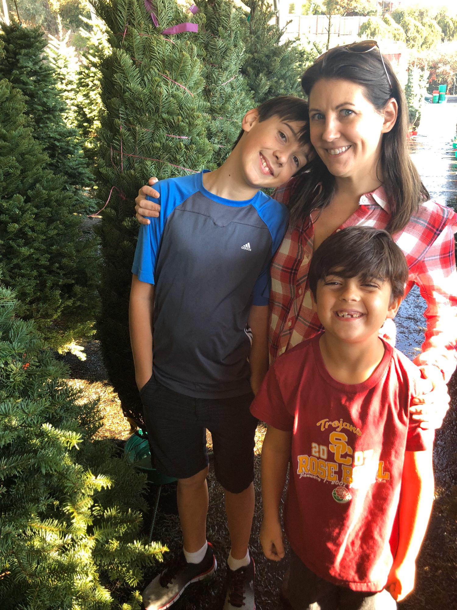 Christmas tree shopping 2018