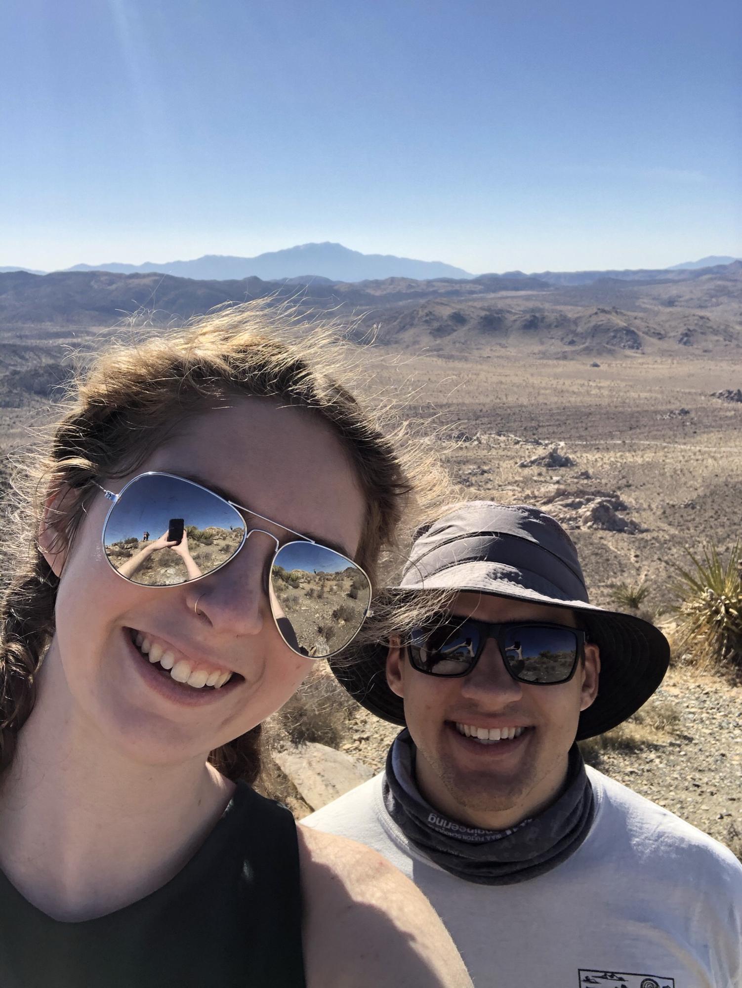 On a mountain in Joshua Tree