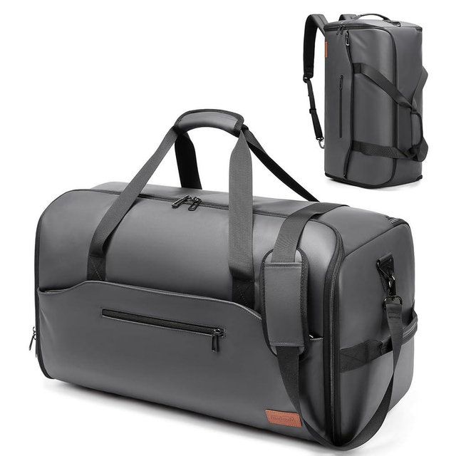 Garment Duffle Bags for Travel,Moulyan Convertible Garment Bag with Shoe Compartment,3 in 1 Waterproof Travel Suit Bag with Shoulder Strap for Men Women