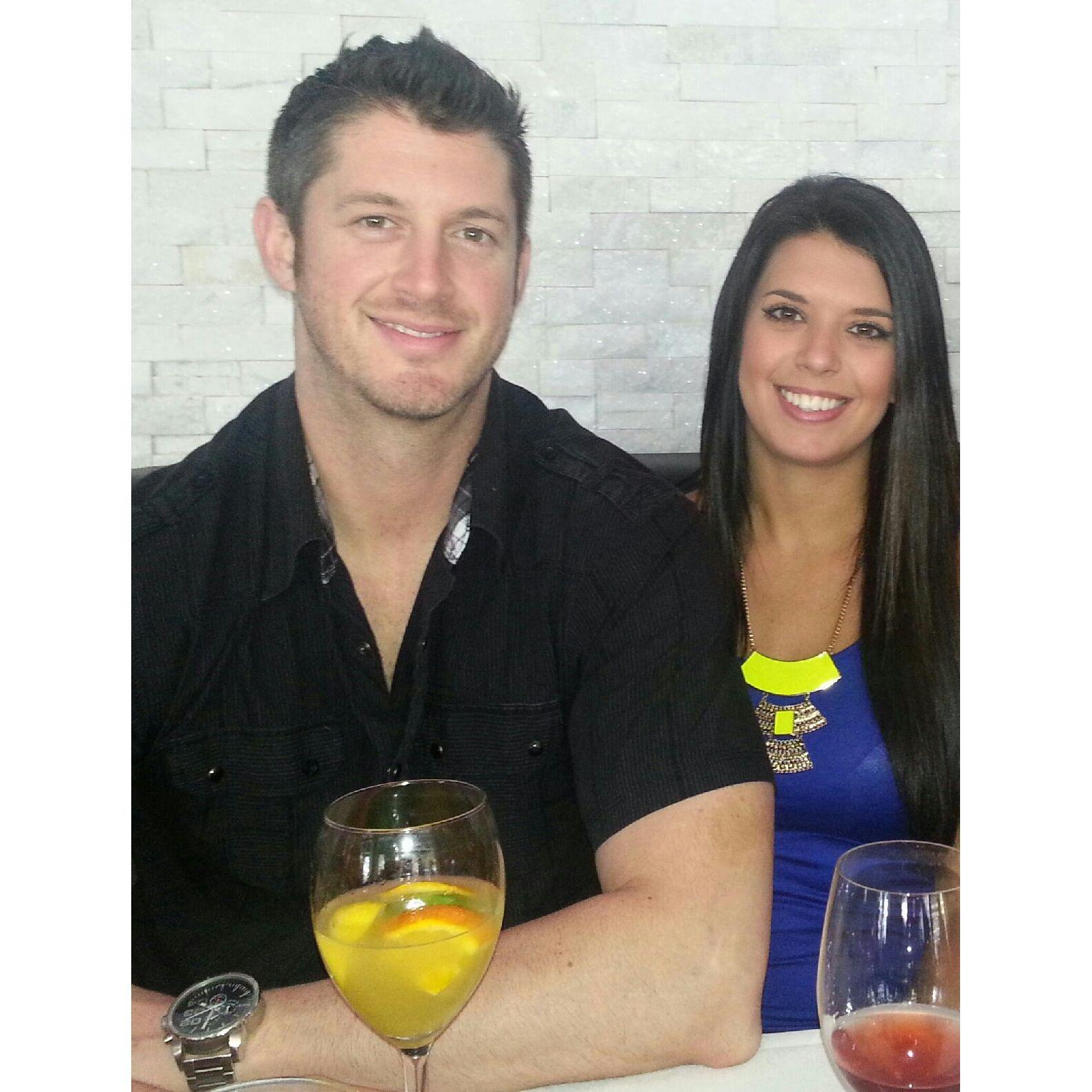Sam's birthday brunch 2014, we had only been dating 3 weeks!  Met the parents and everything!