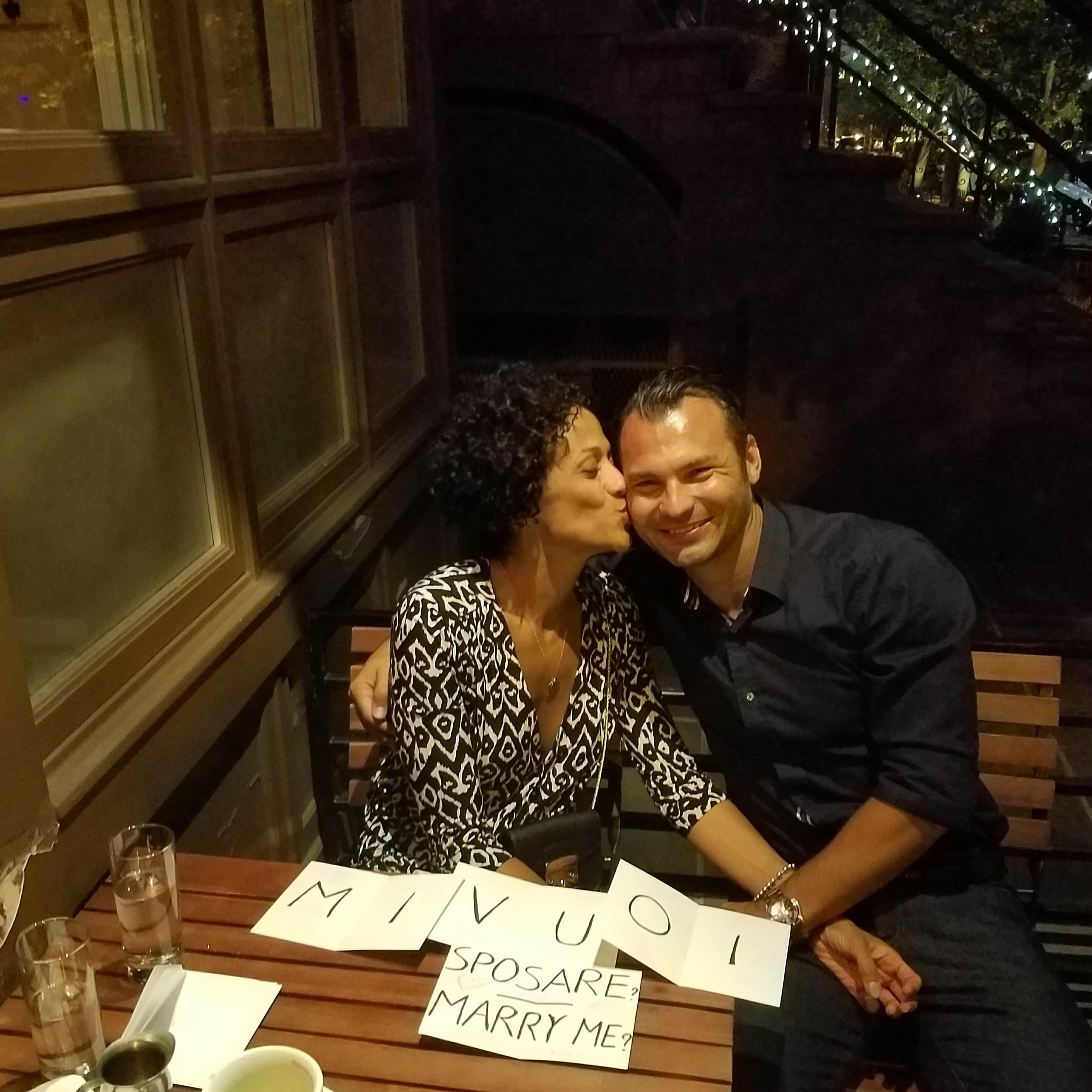 She said yes!