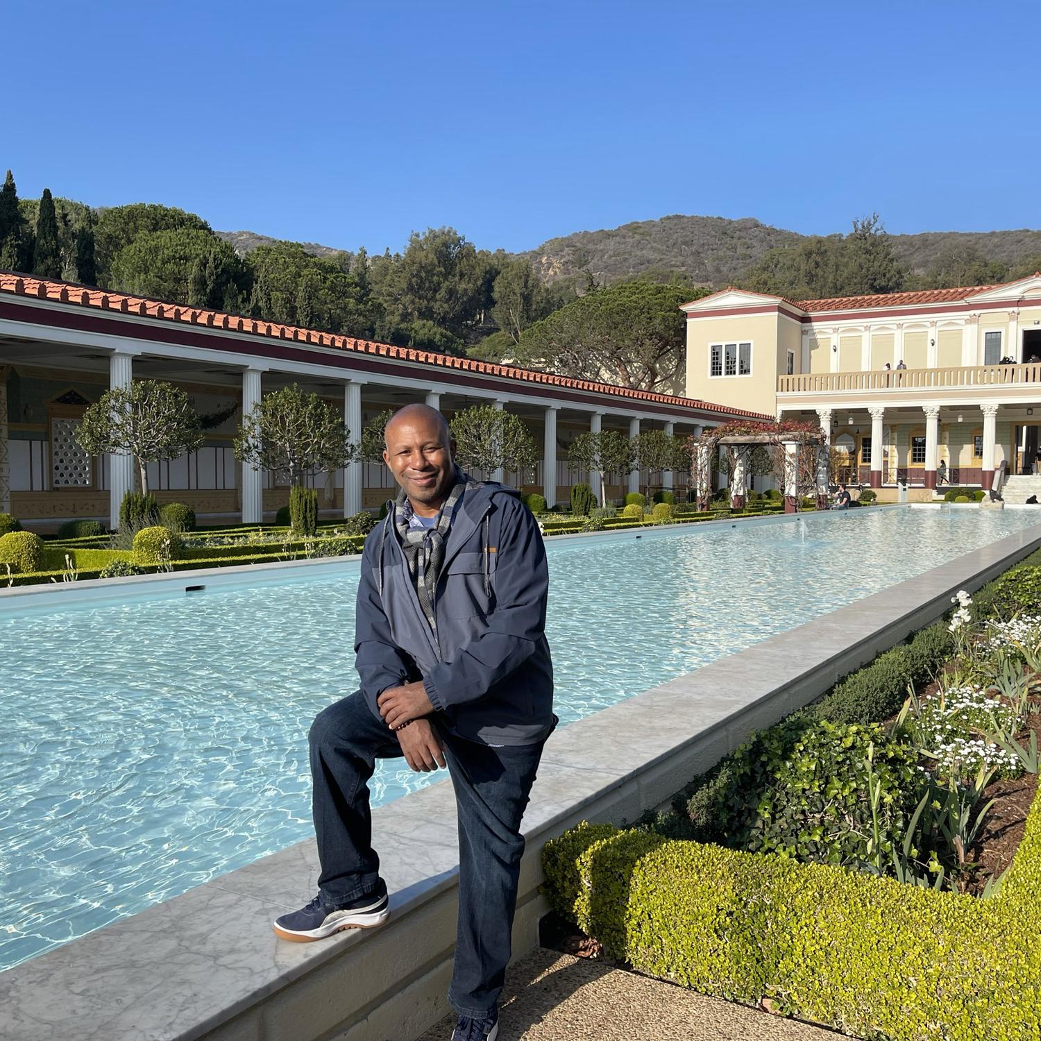 This was taken during our first date ❤️
Love was already in bloom!
The Getty Villa Museum - **MALIBU, CA