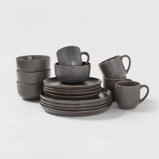 16pc Stoneware Tilley Dinnerware Set Brown - Project 62™