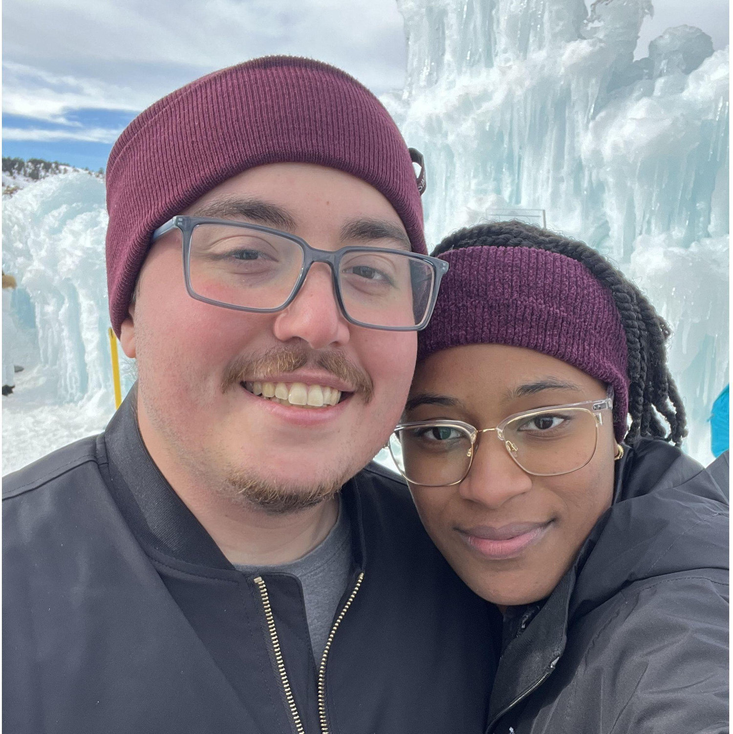 Ice Castles in Colorado.