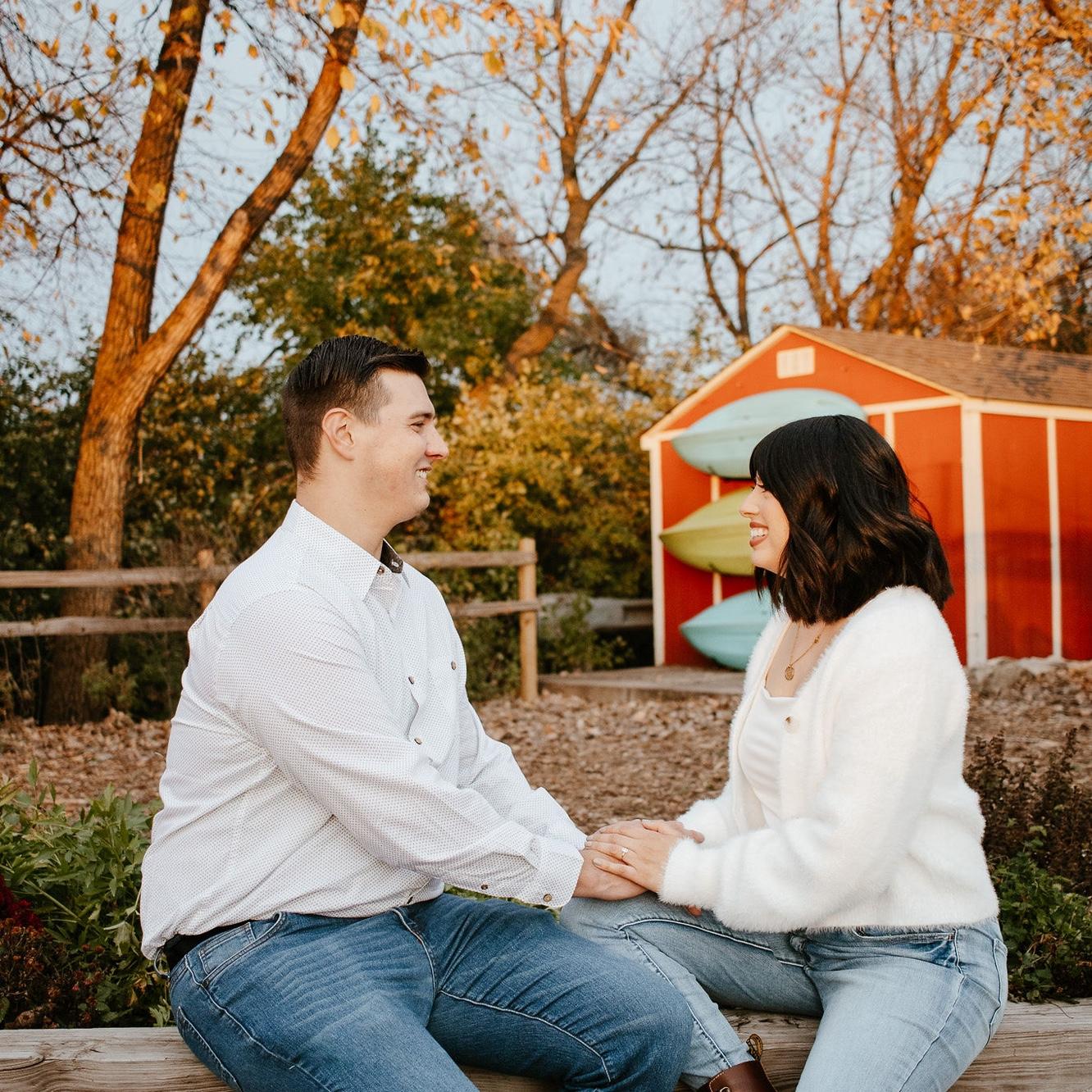 Fun fact: We got engaged at Lake Katherine, where we’ve kayaking there before.