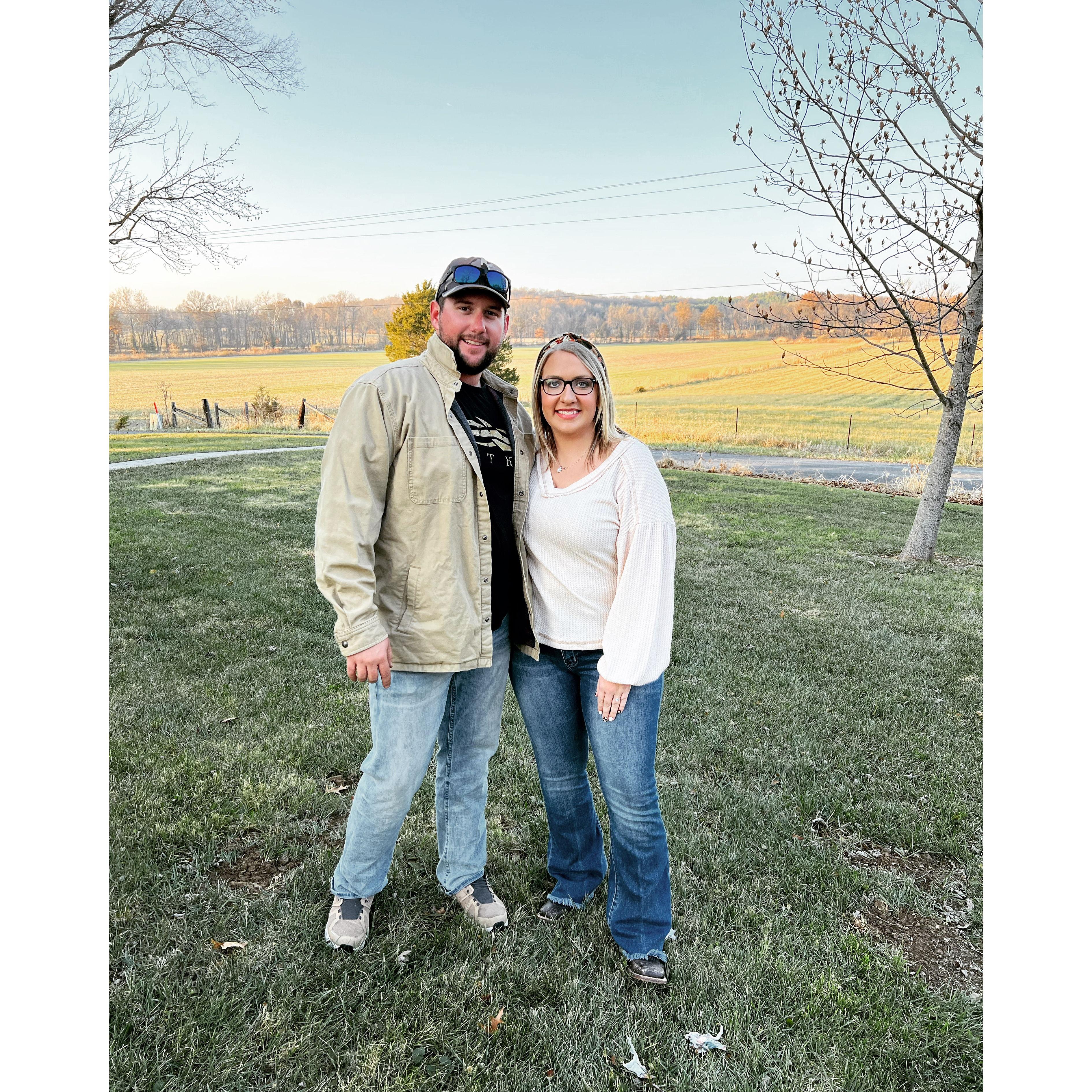 Our last Thanksgiving as an unmarried couple! November 2022