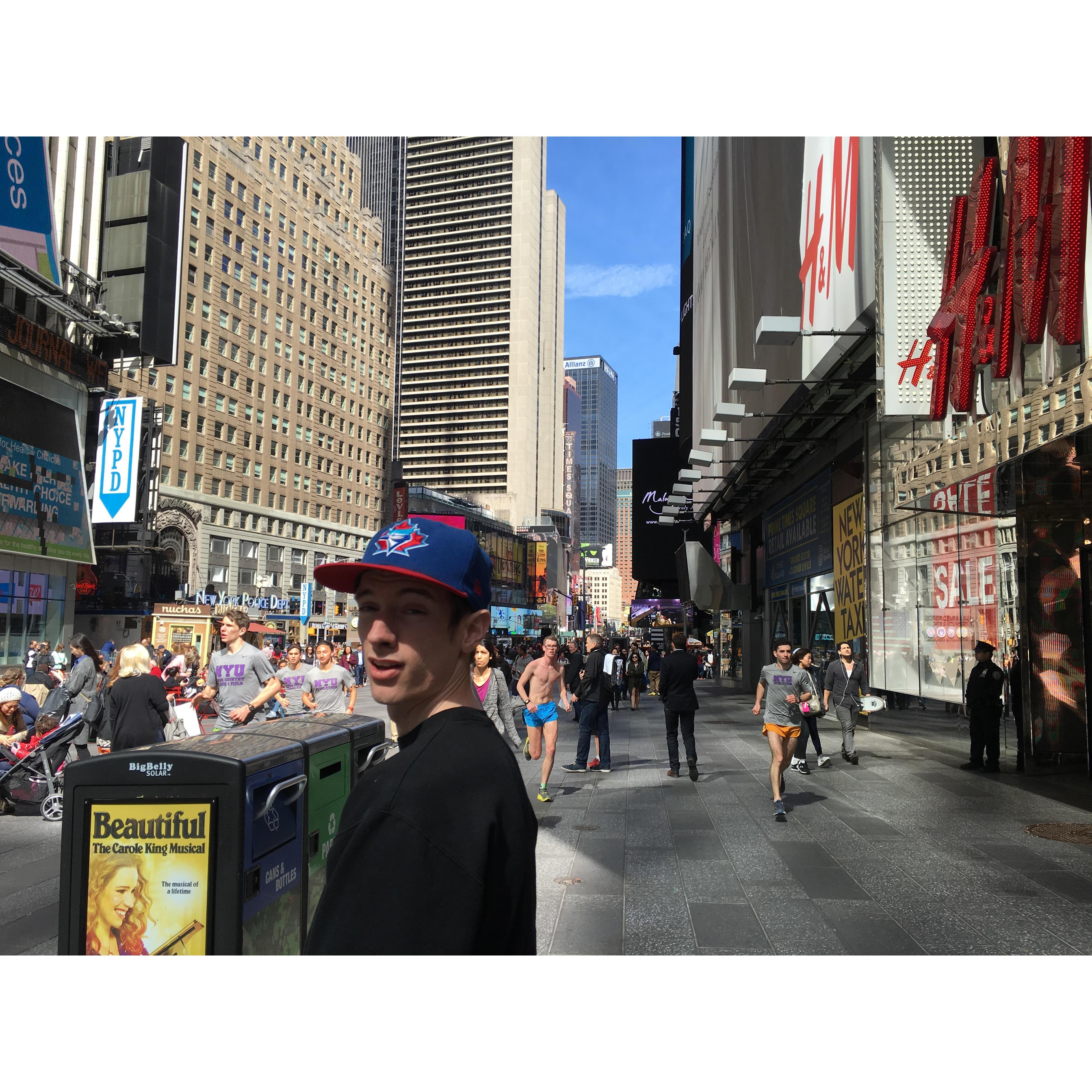 Back when we went to New York in 2016 for my senior year spring break