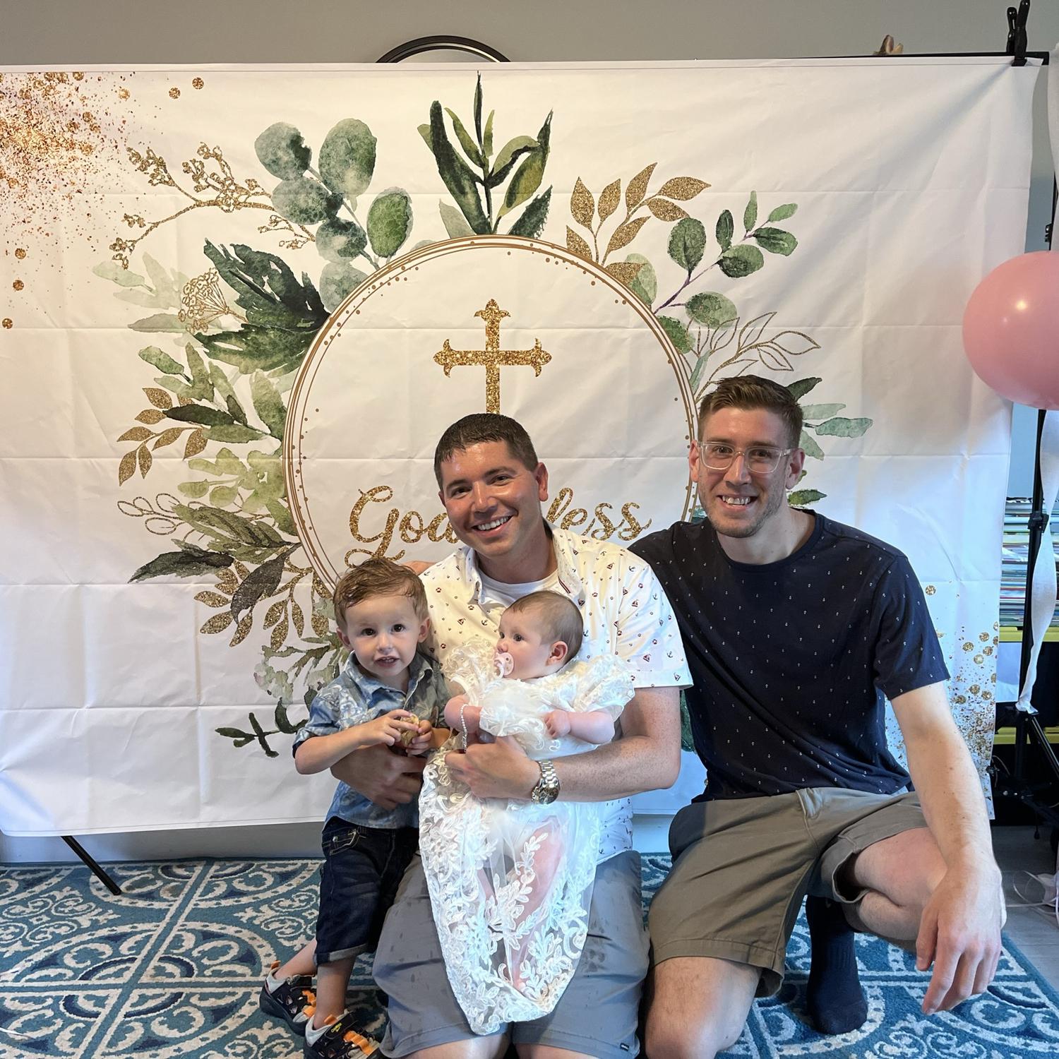 Francesca’s Baptism with Landon