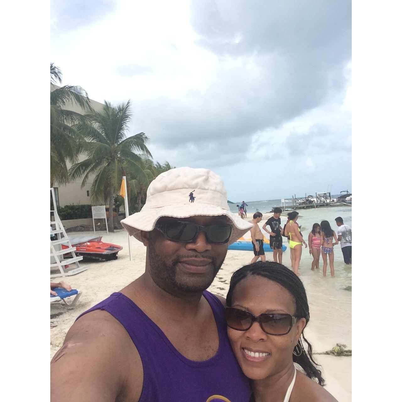 Out on the beach