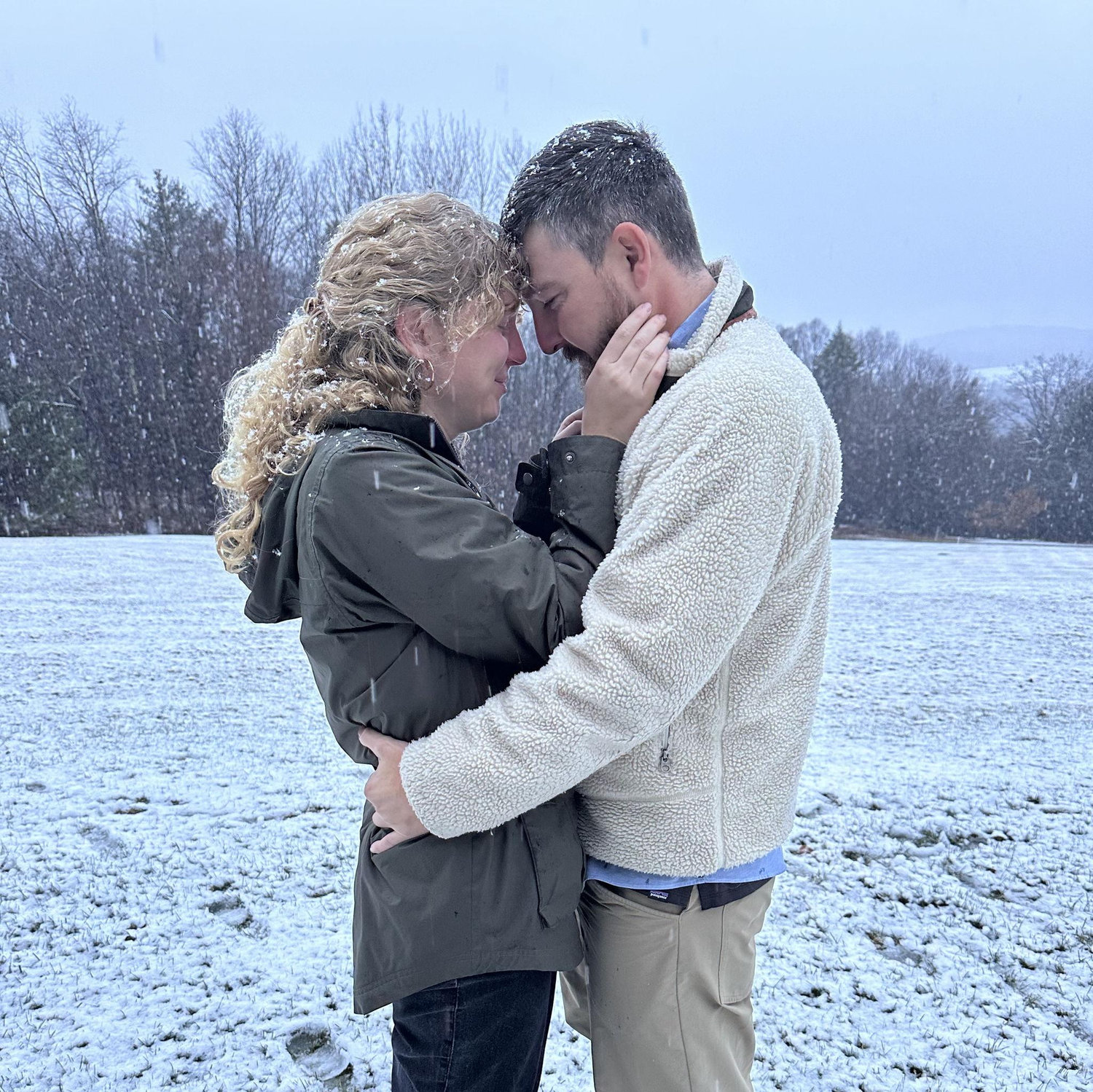 A Thanksgiving day surprise for Jess as I proposed in the Berkshires surrounded by her family.