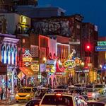 Walk downtown on Lower Broadway