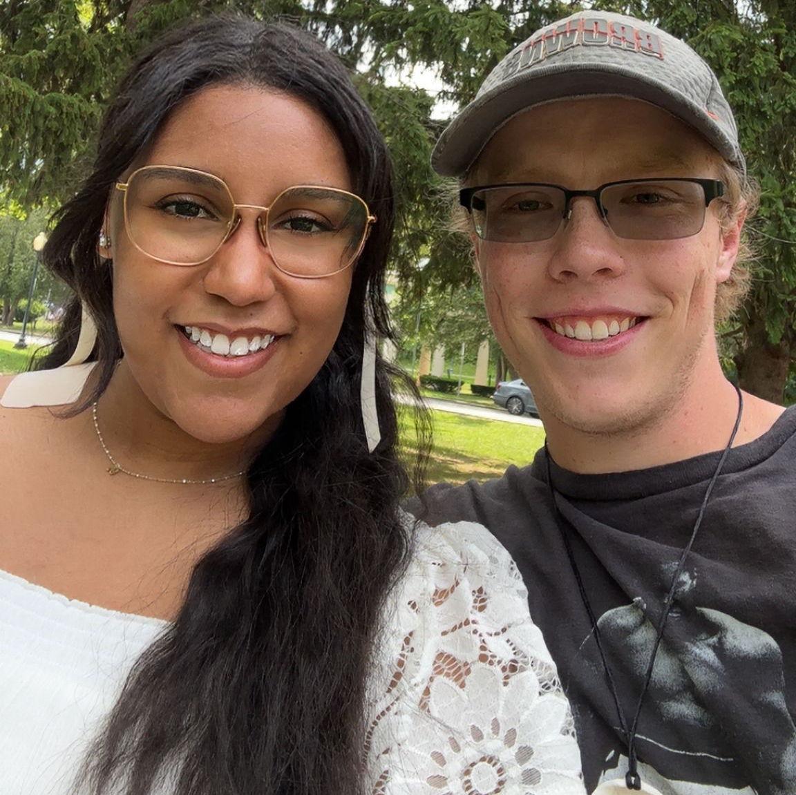 A much needed recovery walk through Congress Park after my surgery in June 2025. You can tell I always feel much better whenever he's around!