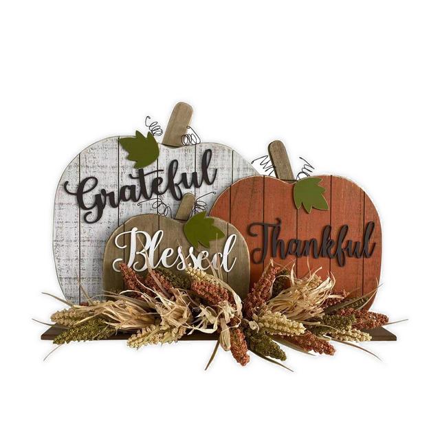 Bee & Willow™ Home 17-Inch Pumpkin Harvest Sitter Decoration