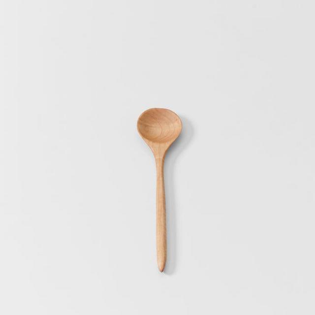 Tiger Maple Round Spoon