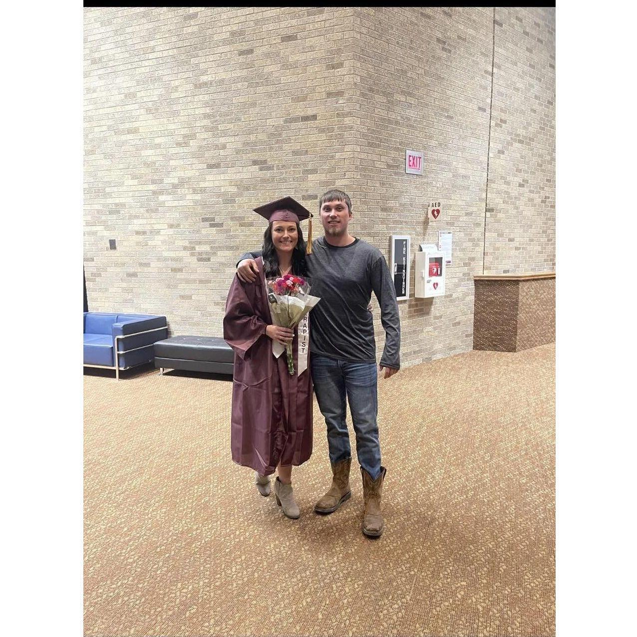 He was so supportive through the entire program and one of my biggest cheerleaders. Graduation 2022