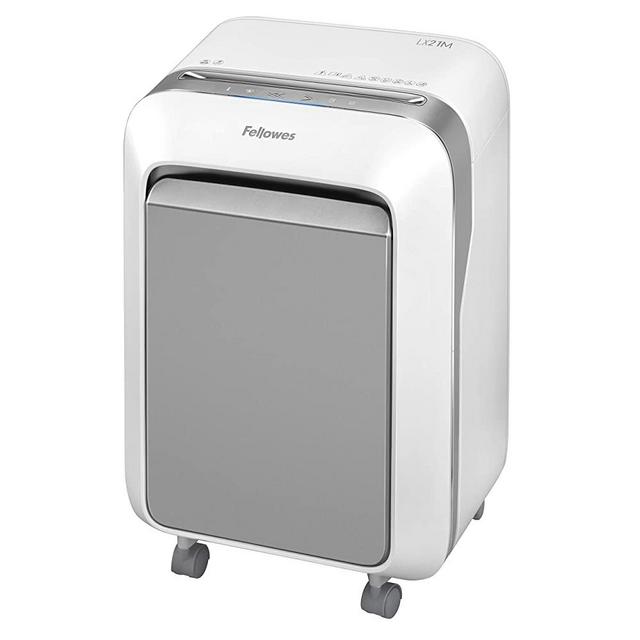 Fellowes LX21M Powershred Micro Cut 16 Sheet Paper Shredder (White)