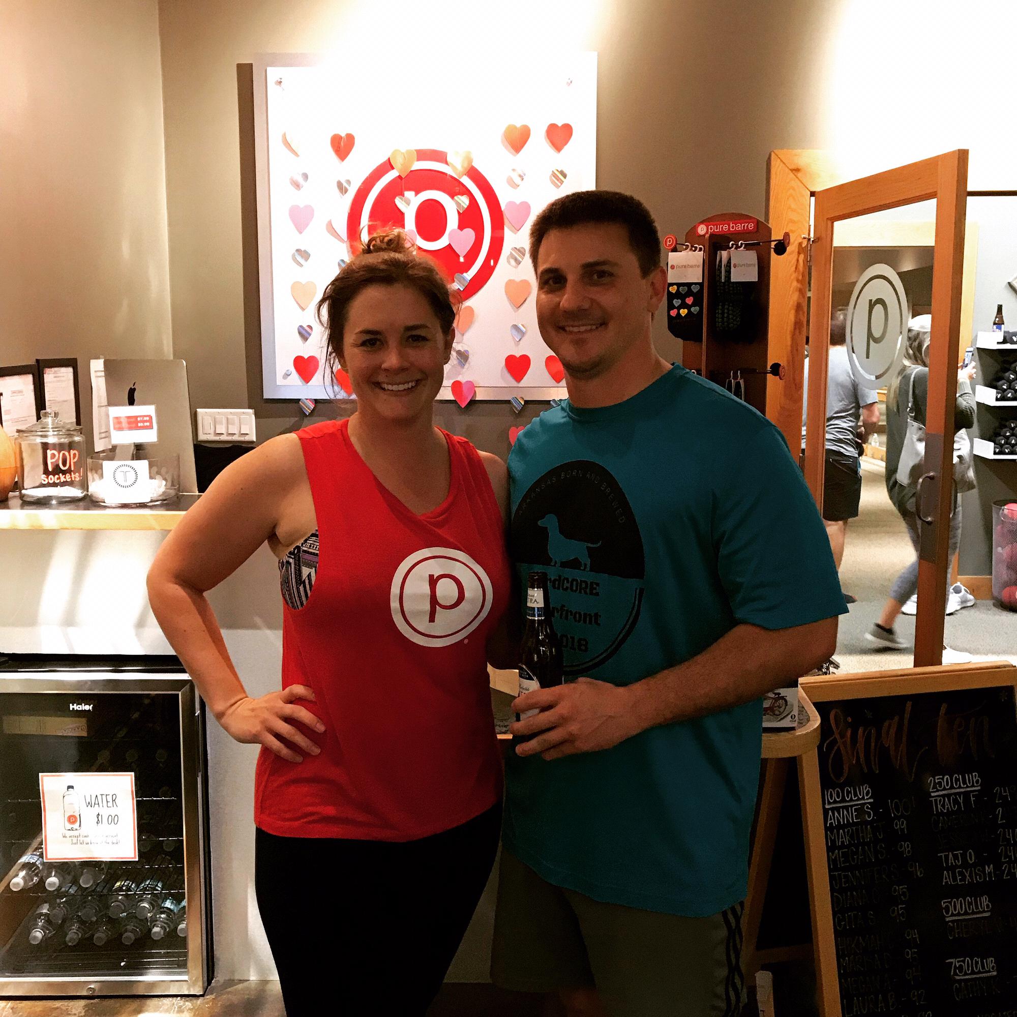 Fun at Pure Barre