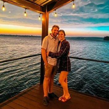 Our 1st night in Granbury, Texas... a few days before the engagement