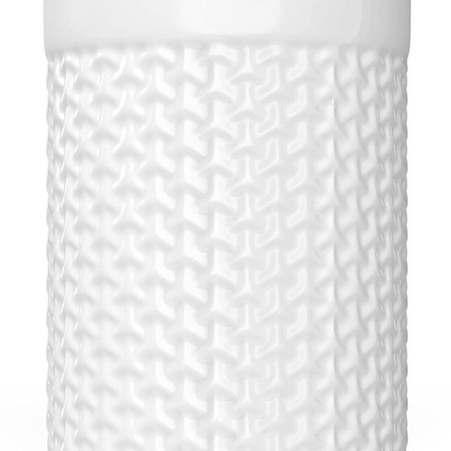 Ceramic Kitchen Utensil Holder for Countertop - White Utensil Crock, Vintage Farmhouse Kitchen Decor - Heavy & Stable, Pads to Protect Countertop, Easy to Clean White Cooking Utensil Holder Caddy