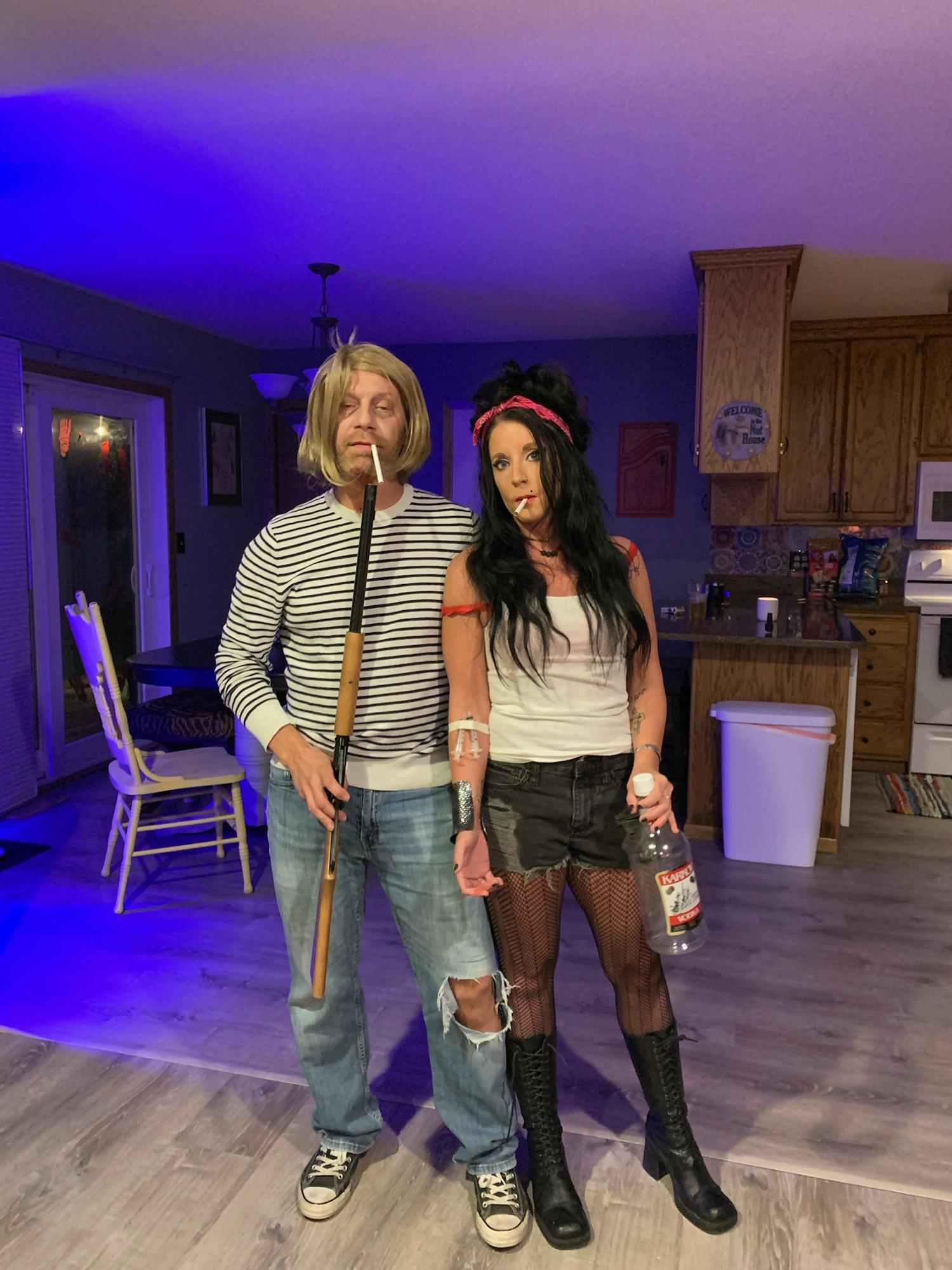 Yes. This was their costume. The greatest, tasteless costume you will ever find! If you can’t figure it out, that probably a good thing😂