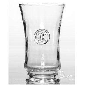 Skyros Designs Legado Glass Tumbler - Hand Stamped Initial