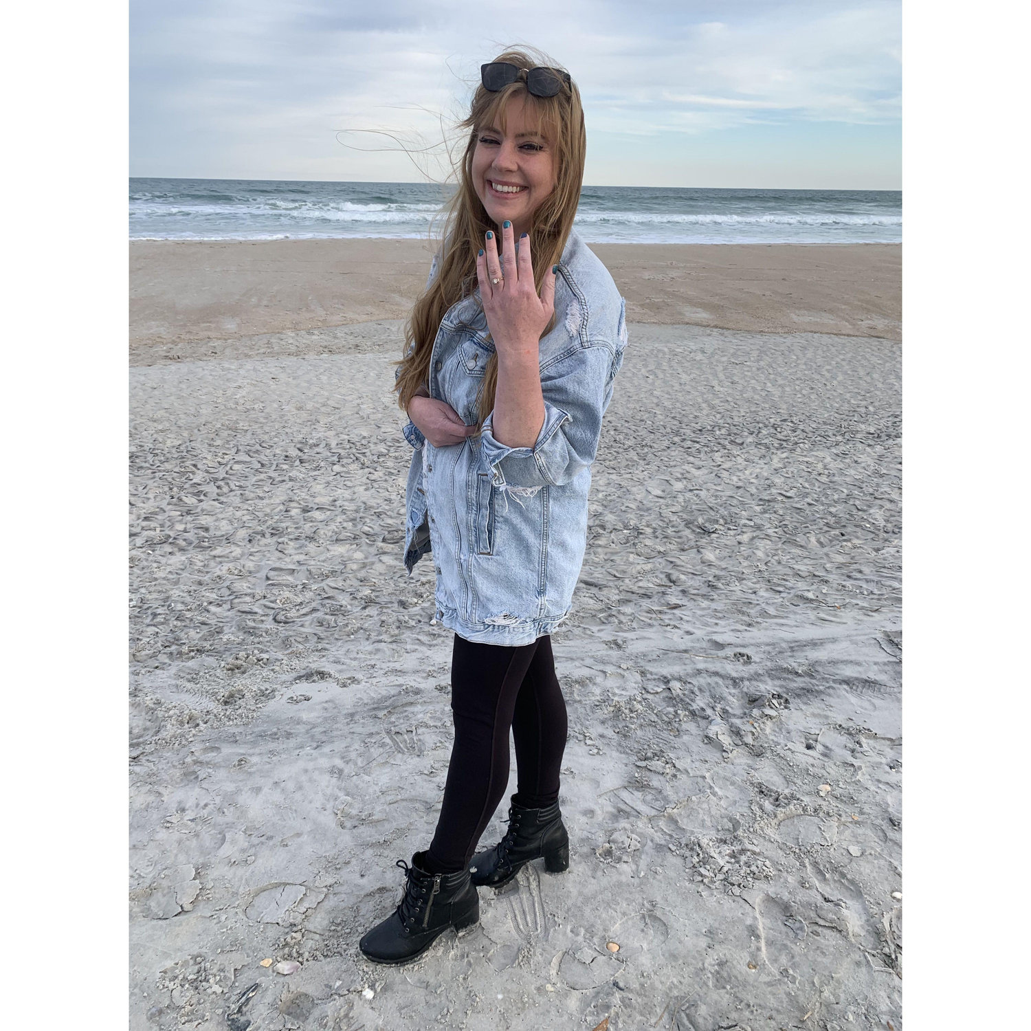 Who wears boots to the beach? Someone totally caught off guard - great job, Hunter! (also Kellen is a huge fan of "The Hills" and...if you know, you know)