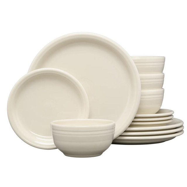 Bistro Coupe 12-Piece Dinnerware Set, Service for 4