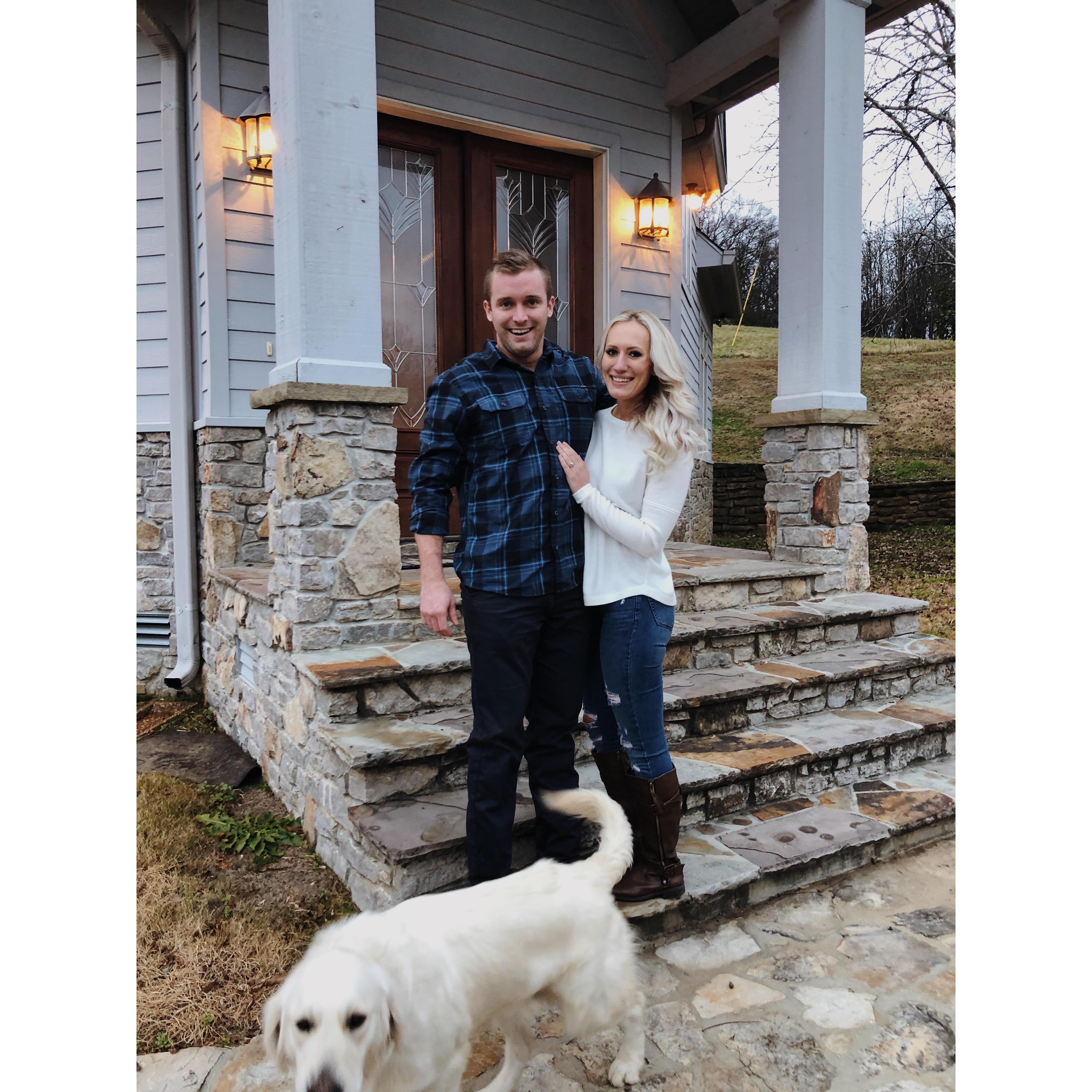 Finally popped the question!
