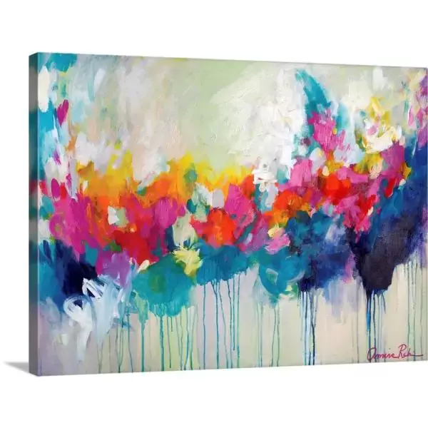 30 X 40 "Wishful Thinking, 2016" by Amira Rahim Canvas Wall Art