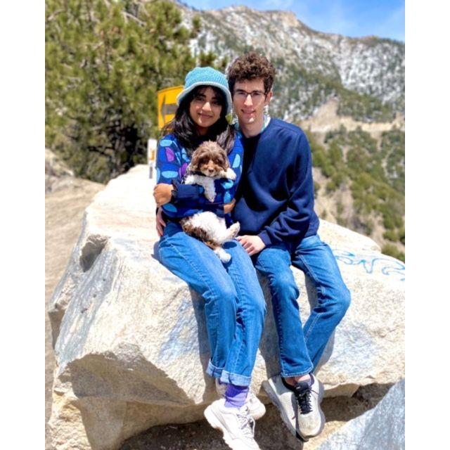 Exploring Big Bear Lake, CA with Keya's puppy