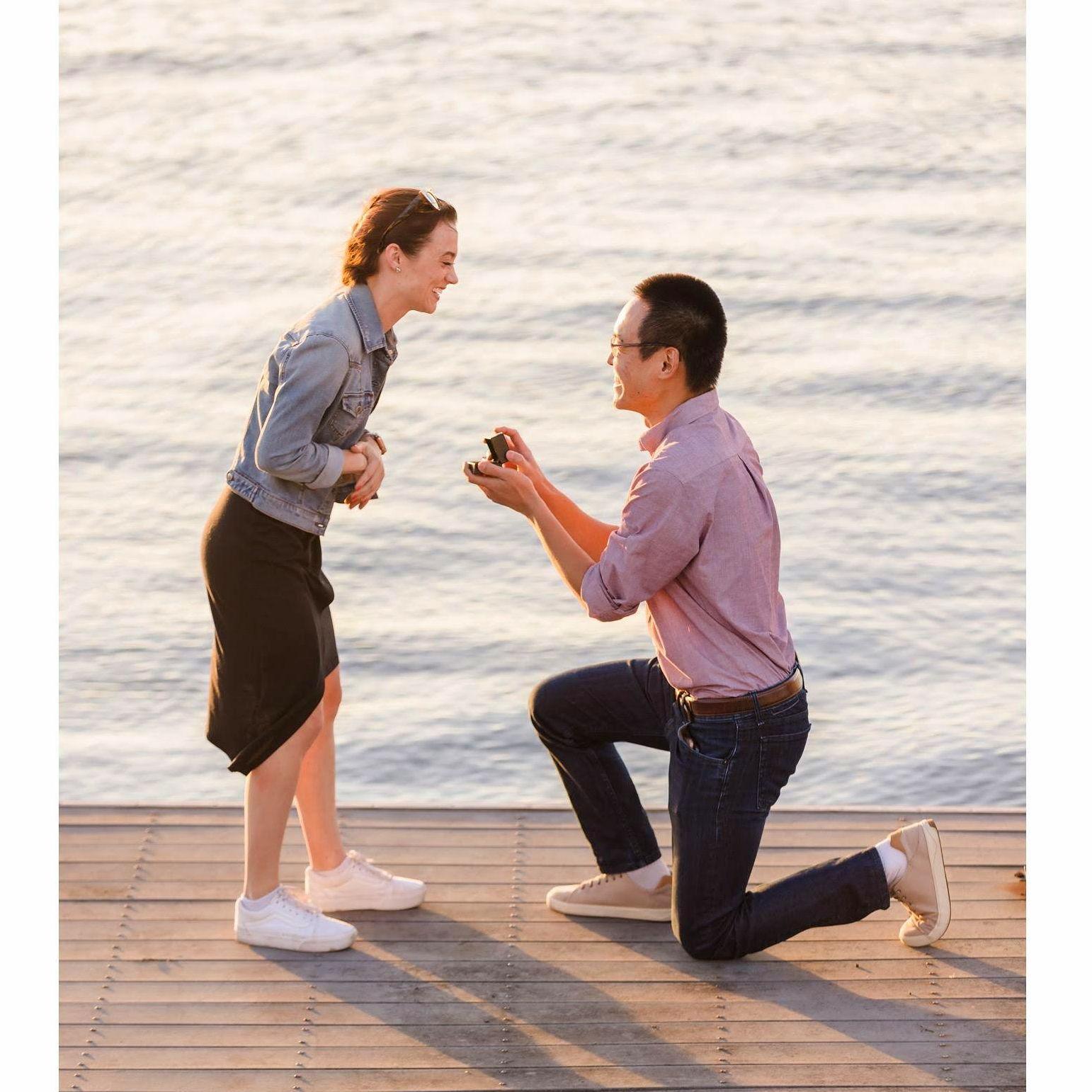 The Proposal. Starring Colin Lou & Amy Abshier. Coming to a theater near you ;) (Fall 2021)