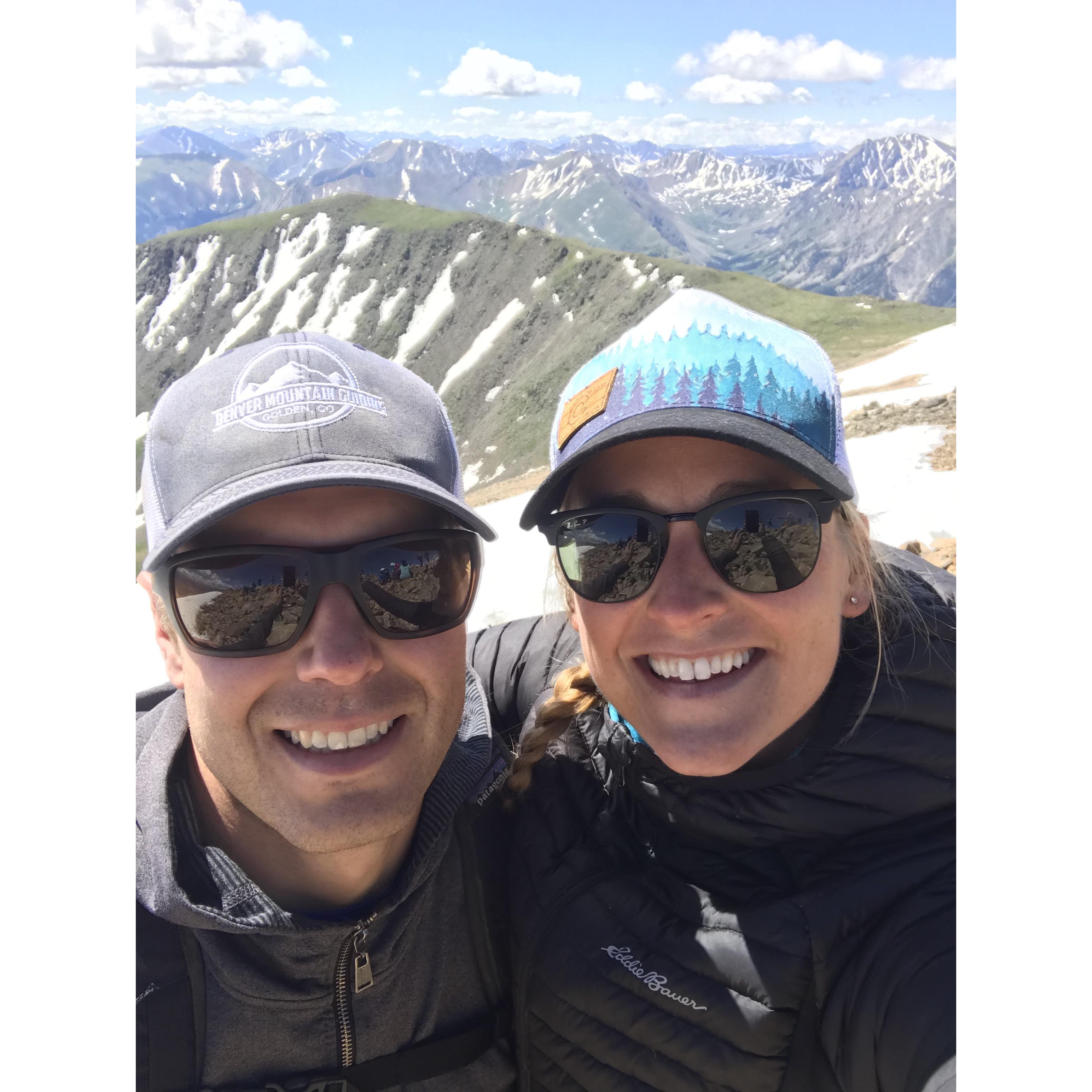 Hiking 14ers- Mount Bierstadt, CO