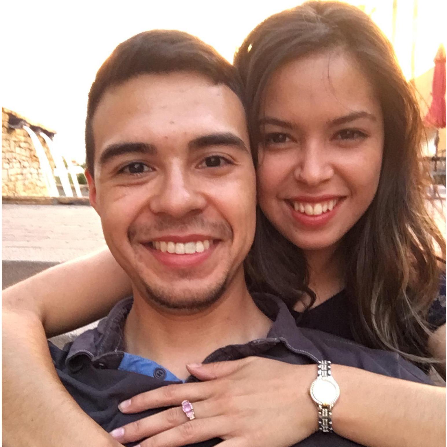My birthday surprise in October of 2016, Jon flew in from Alaska and stayed until his birthday. This photo was 45 minutes before his flight left.