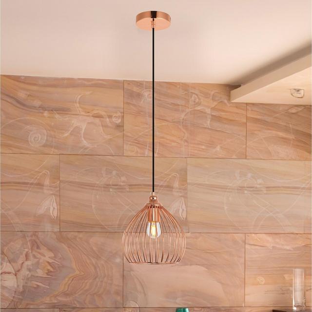 Mullin 1 - Light Single Dome Pendant