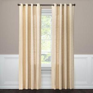 Textured Weave Window Curtain Panel Cream (54"x84") - Threshold™