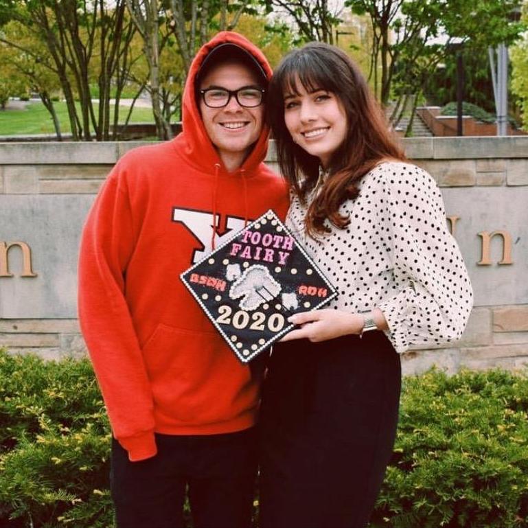 Kasey's YSU graduation with a Bachelor's of Science in Dental Hygiene.