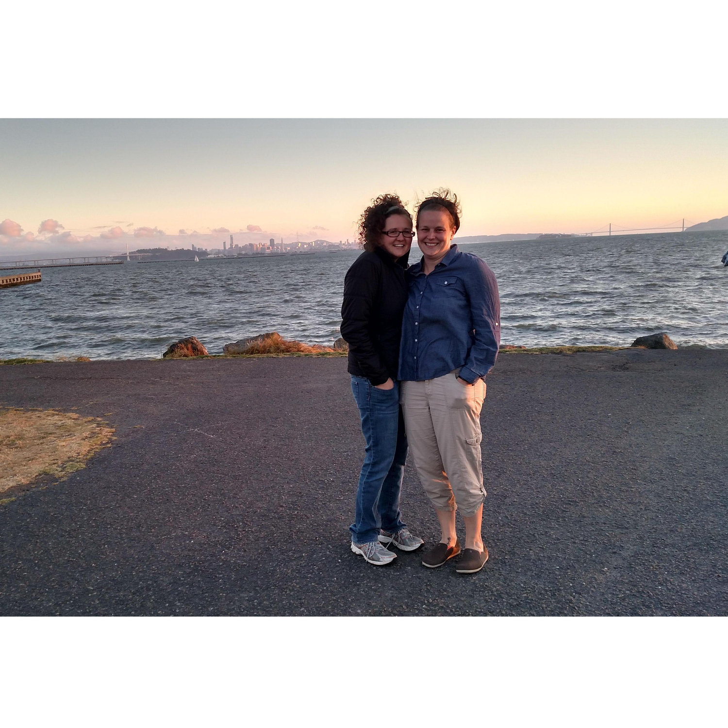 At the Berkeley Marina.. Berkeley will always hold a special place in our hearts